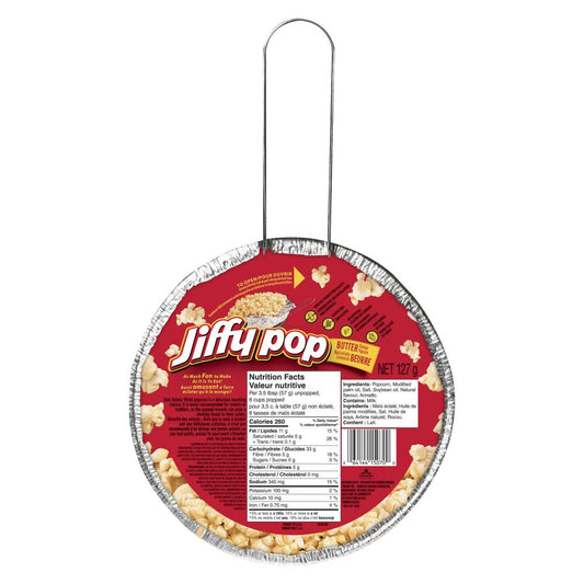 JIFFY BUTTER FLAVOR POPCORN, 12 X 127 G