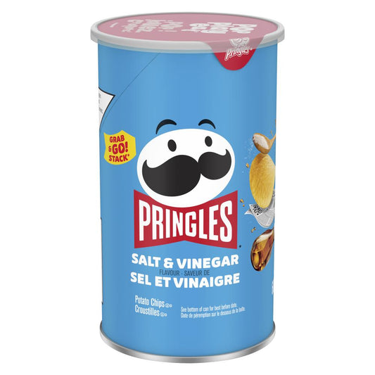 PRINGLES CROUST SALT AND VINEGAR FLAVOR, 12 X 68 G