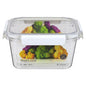 SNAPLOCK CLEAR 2L SQUARE, 4 X 1 UN