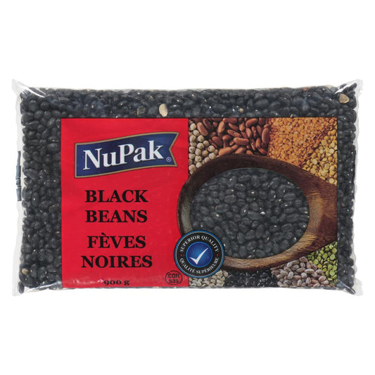 NUPAK BLACK BEANS, 12 X 900 G