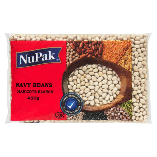 NUPAK WHITE BEANS, 24 X 450 G