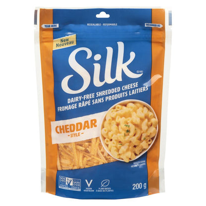 SILK SHREDDED CHEDDAR CHEESE SPREAD, 6 X 200 G