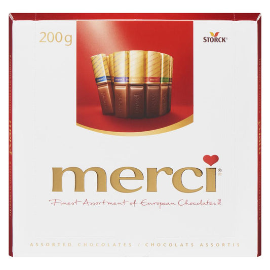 MERCI FINE SELECTION CHOCOLATE, 18 X 200 G