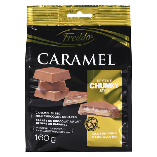FREDDO CARAMEL CHUNKY CHOCOLATE, 10 X 160 G