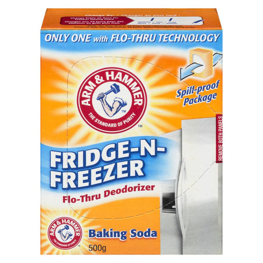 ARM&HAMM BAKING SODA FRIDGE DEODORIZER, 12 X 500 G