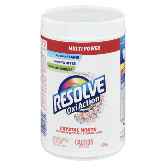 RESOLVE OXI ACTION POWDER STAIN REMOVER, 6 X 625 G