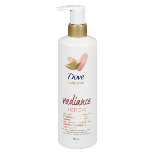 DOVE BODY WASH RADIANCE RENEW, 4 X 517 ML