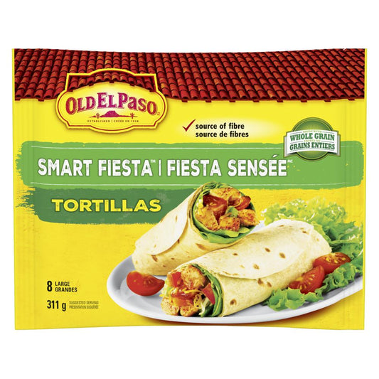 OLD EL PASO SENSIBLE TORTILLAS, 18 X 311 G