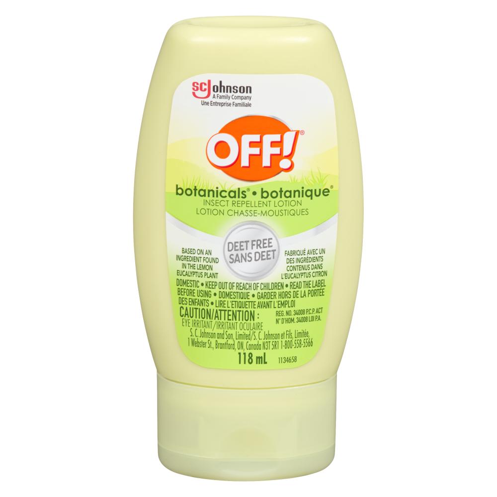 OFF! BOTANICAL MOSQUITO REPELLENT LOTION, 12 X 118 ML
