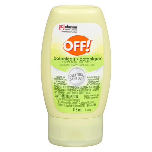 OFF! BOTANICAL MOSQUITO REPELLENT LOTION, 12 X 118 ML