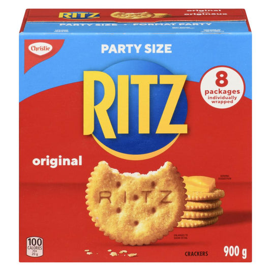 CHRISTIE RITZ FAMILY SIZE CRACKERS, 6 X 900 G
