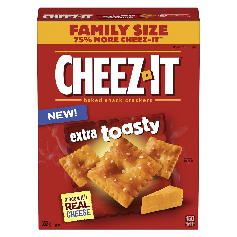 KELLOGG'S CHEEZ-IT CRACKER EXTREME GRILLED, 12 X 352 G