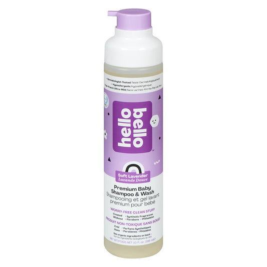 HELLOBELLO LAVENDER SHAMPOO, 6 X 296 ML