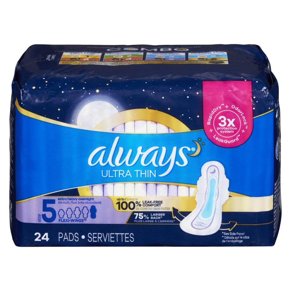 ALWAYS ULTRA EXTRA HEAVY OVERNIGHT, 3 X 24 UN