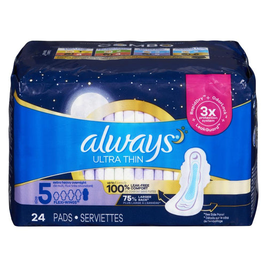 ALWAYS ULTRA EXTRA HEAVY OVERNIGHT, 3 X 24 UN