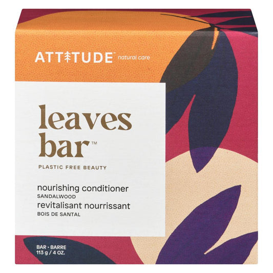 ATTITUDE SANDALWOOD NOURISHING BAR SOAP, 6 X 113 G