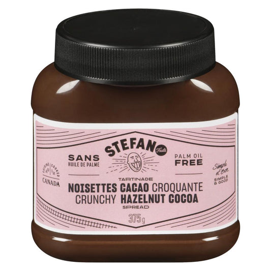 STEFANO CRUNCHY HAZELNUT SPREAD, 15 X 375 G