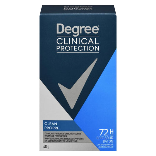 DEGREE MEN'S CLINICAL CLEAN, 3 X 48 G