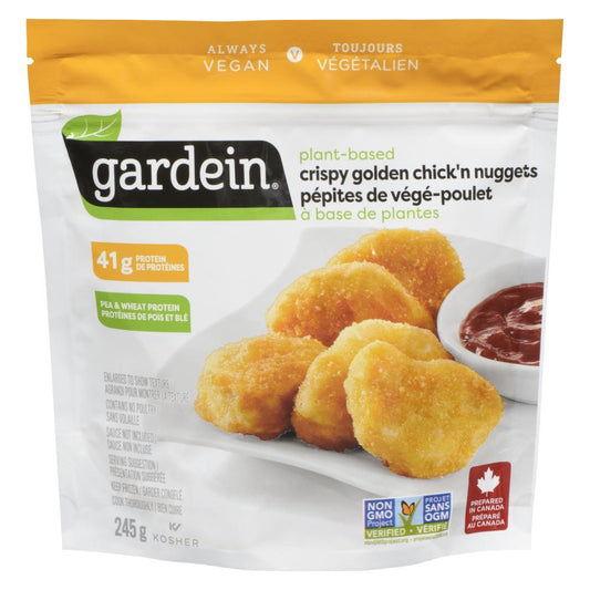 GARDEIN VEGAN CRISPY CHICK'N NUGGETS, 8 X 245 G
