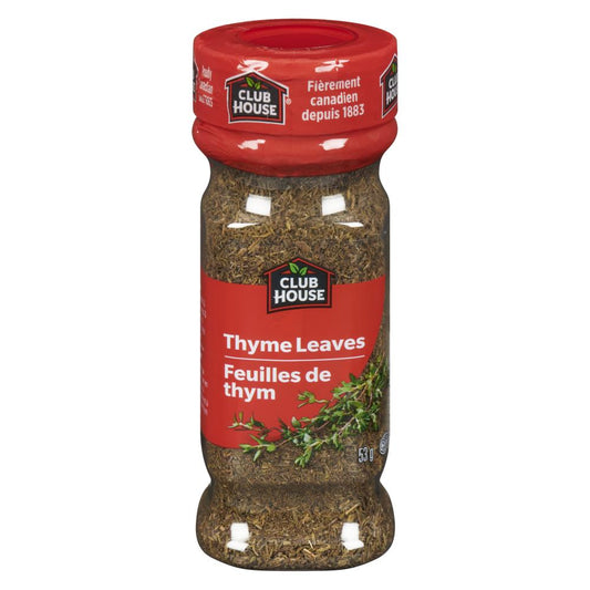 CLUBHOUSE THYME LEAVES, 6 X 53 G
