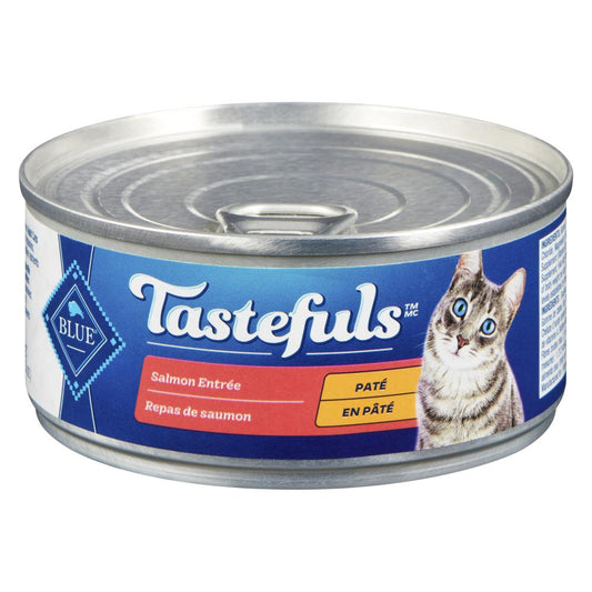 BLUE BUFFALO CAT FOOD SALMON PATE, 24 X 155 G