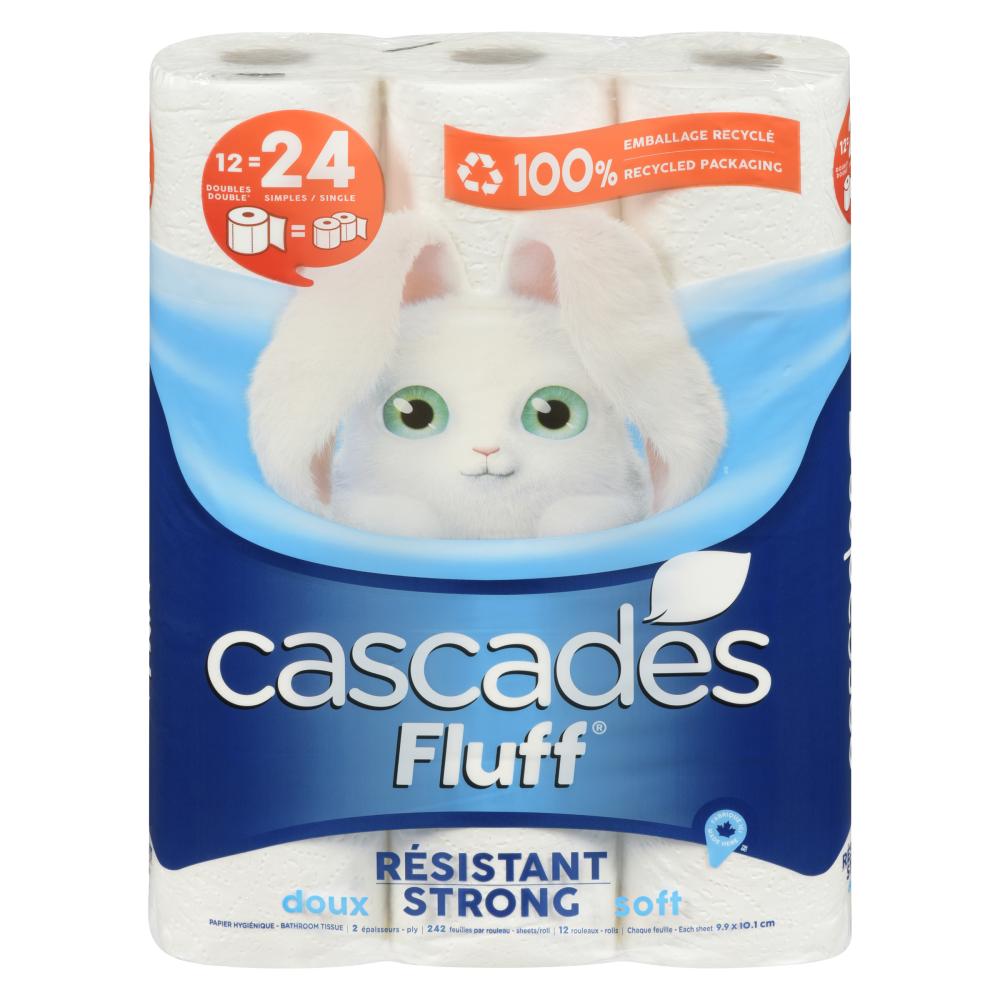 CASCADES DOUBLE ENVIRONMENT HYGIENE PAPER TOWELS REGULAR, 4 X 12 UN