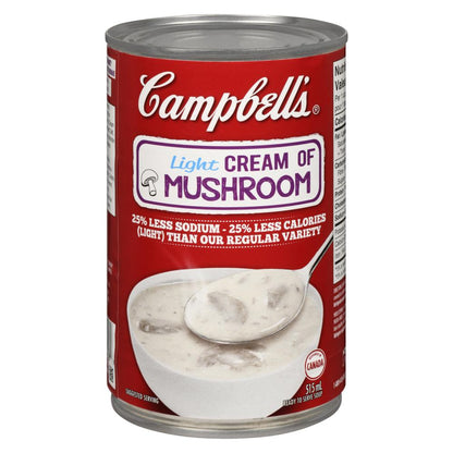 CAMPBELL CREAM OF MUSHROOM AND LEEK SOUP, 12 X 515 ML