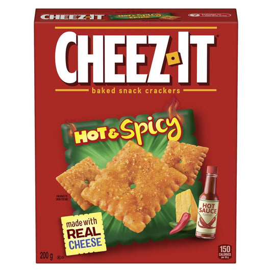 KELLOGGS CHEEZ-IT CRAQ SPICY, 12 X 200 G