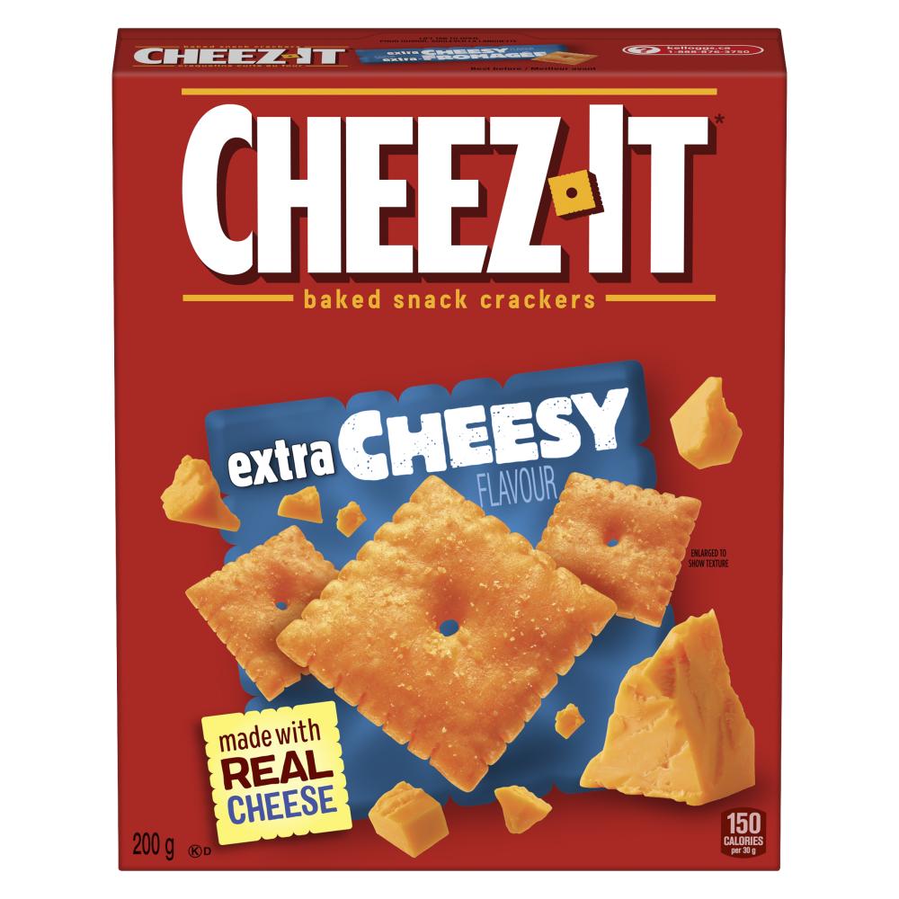 KELLOGGS CHEEZ-IT CRAQ EXTRA CRISPY, 12 X 200 G
