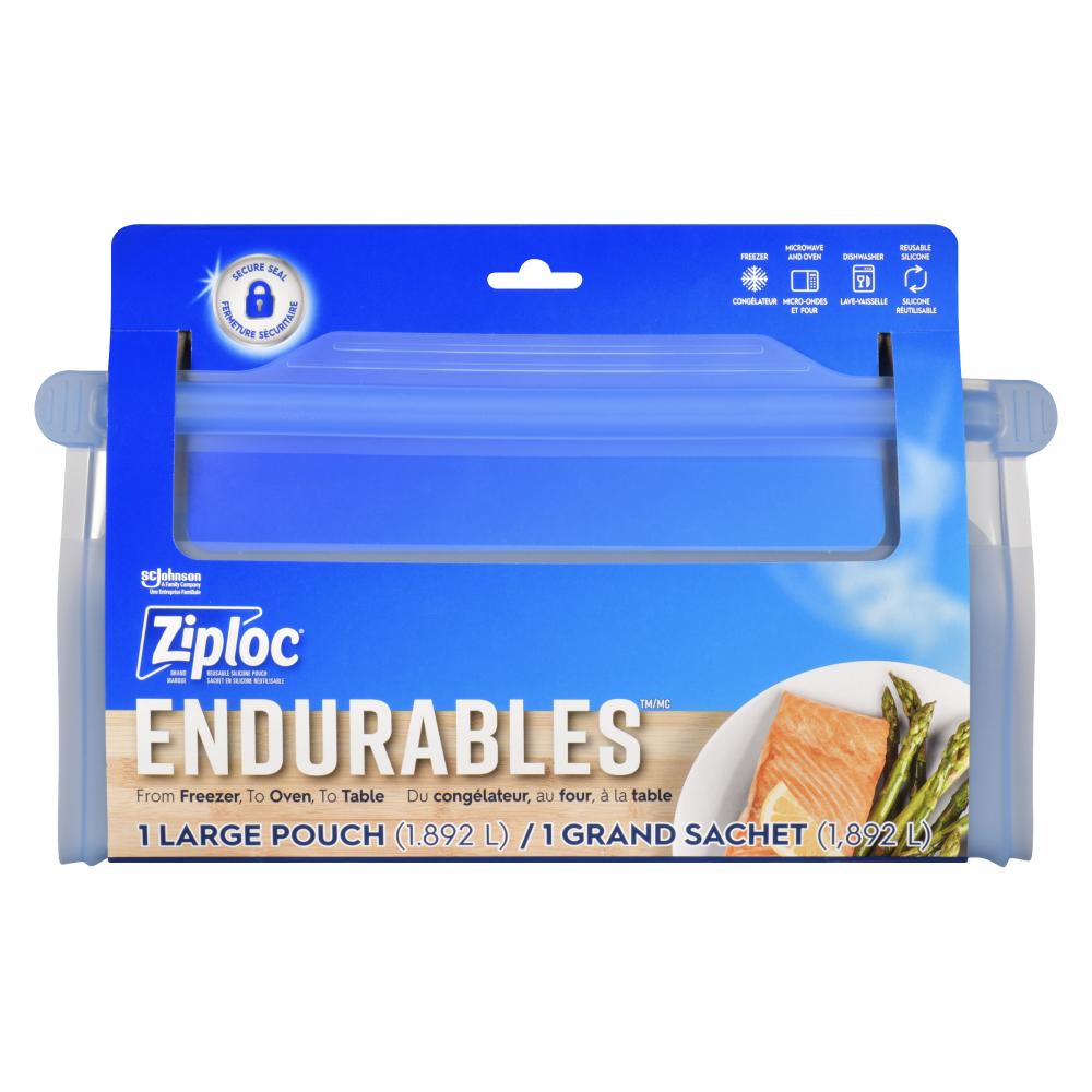 ZIPLOC SILICONE BAG LARGE, 7 X 1 UN