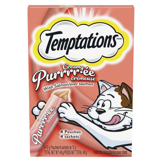 WHISKAS TEMPT PURRRR-EE CAT FOOD SALMON, 11 X 48 G