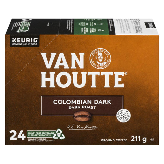 VH COLOMBIAN DARK COFFEE 24KCUP, 4 X 211 G