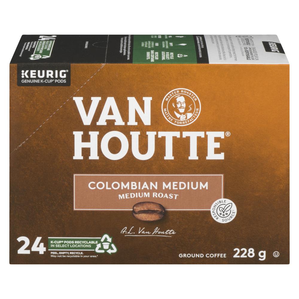 VH COLOMBIAN HALF-DARK COFFEE 24KCUP, 4 X 228 G