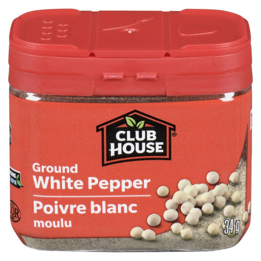 CLUBHOUSE GROUND WHITE PEPPER, 12 X 34 G
