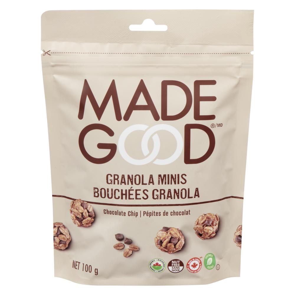 MADEGOOD MINI BIO GRANOLA BAR, 6 X 100 G