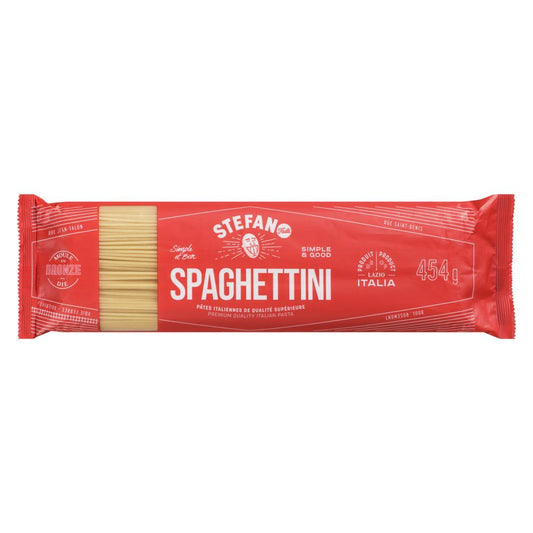 STEFANO SPAGHETTINI PASTA, 18 X 454 G