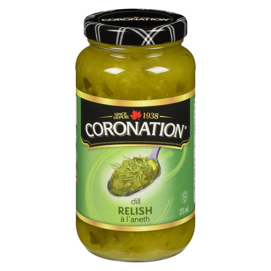 CORONATION DILL RELISH WITH DILL, 12 X 375 ML