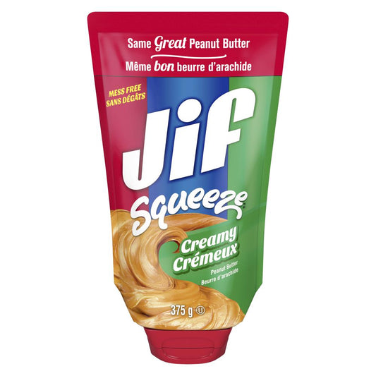 JIF CREAMY PEANUT BUTTER, 10 X 375 G
