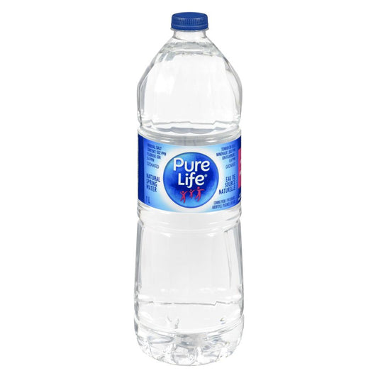 PURE LIFE SPRING WATER, 15 X 1 L