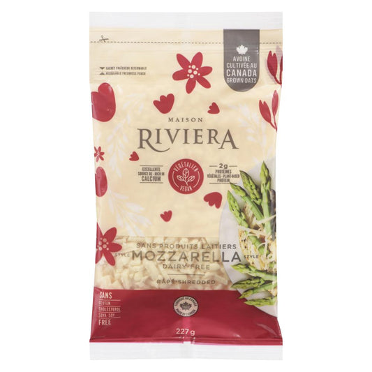 RIVIERA SHREDDED MOZZARELLA STYLE, 8 X 227 G