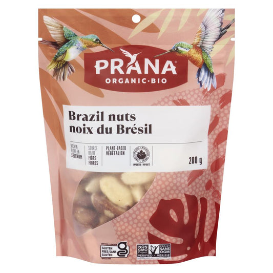 PRANA ORGANIC BRAZIL NUTS, 6 X 200 G