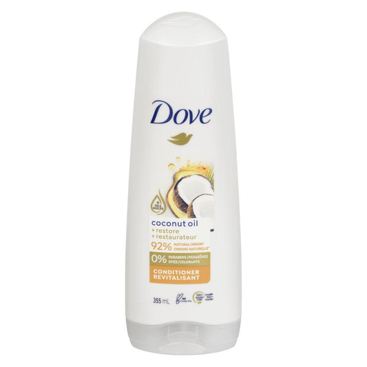 DOVE REVITALIZE & REPAIR COCONUT OIL, 6 X 355 ML
