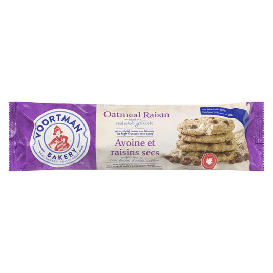 VOORTMAN OATMEAL RAISIN BISCUITS, 12 X 350 G
