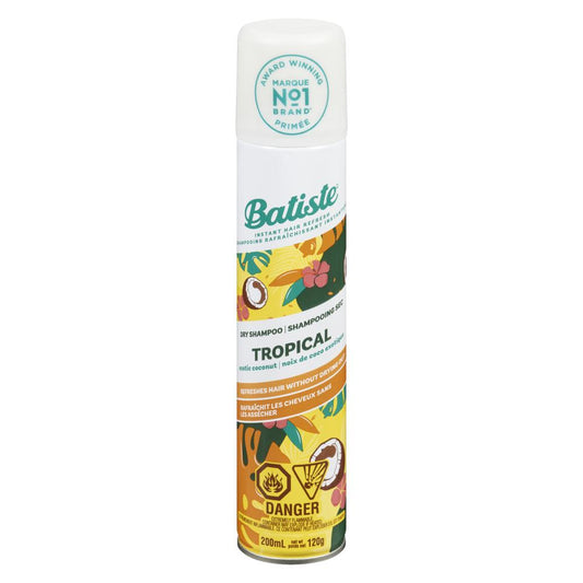 BATISTE TROPICAL DRY SHAMPOO, 6 X 200 ML