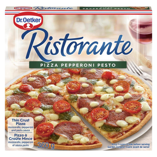 DROETKER PIZZA RISTORANTE PEPPER PESTO, 7 X 360 G