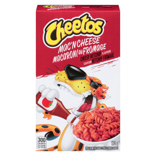 CHEETOS MAC AND CHEESE KETCHUP FLAVOR, 12 X 169 G