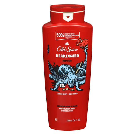OLD SPICE SHOWER GEL KRAKENGARD, 4 X 709 ML