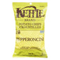 KETTLE PEPPERONCINI CRISPS, 12 X 198 G