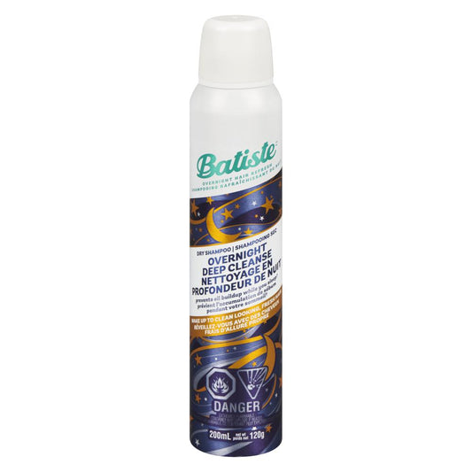 BATISTE DRY SHAMPOO PROFESSIONAL OVERNIGHT, 6 X 200 ML
