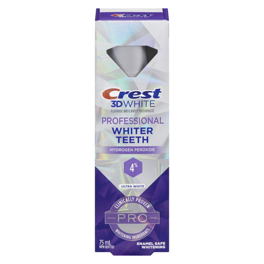 CREST 3D WHITE DENTAL PRO 4 HEALTH, 6 X 75 ML
